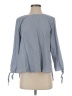 Vince Camuto Blue Long Sleeve Blouse Size XS - photo 1