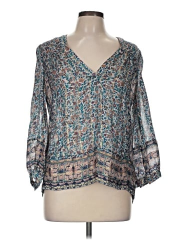 Joie 3/4 Sleeve Silk Top (view 1)