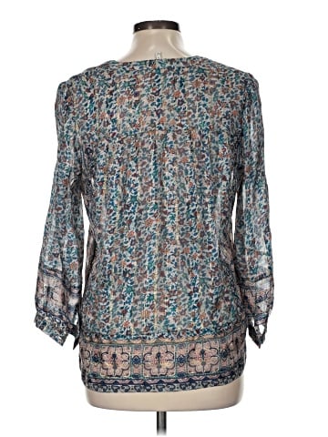 Joie 3/4 Sleeve Silk Top (view 2)