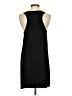 Tildon 100% Polyester Solid Black Casual Dress Size S - photo 2