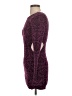 Bebe Hearts Burgundy Cocktail Dress Size XS - photo 5