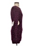 Bebe Hearts Burgundy Cocktail Dress Size XS - photo 4