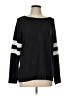 78 & Sunny Stripes Black Pullover Sweater Size L - photo 1