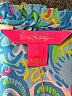 Lilly Pulitzer 100% Polyester Paisley Blue Short Sleeve Blouse Size L - photo 6