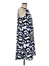 Apt. 9 100% Polyester Graphic Blue Casual Dress Size M - photo 4