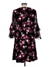Roz & Ali Floral Black Cocktail Dress Size M - photo 2