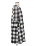 Nina Leonard Plaid Gray Casual Dress Size S - photo 4