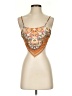 Shein 100% Polyester Orange Tank Top Size 4 - photo 1