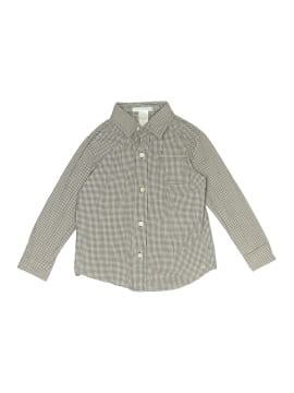 Janie And Jack Long Sleeve Button Down Shirt