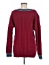 Joie Chevron-herringbone Burgundy Pullover Sweater Size M - photo 2