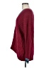 Joie Chevron-herringbone Burgundy Pullover Sweater Size M - photo 5