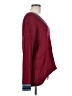 Joie Chevron-herringbone Burgundy Pullover Sweater Size M - photo 4
