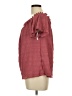 Shein Curve Burgundy Short Sleeve Blouse Size 0XL - photo 5