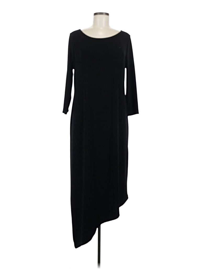 Pre-owned Travelers By Chico's Casual Dress In Black