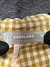 Everlane 100% Linen Checkered-gingham Yellow Shorts Size XS - photo 3