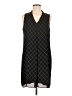 Worthington 100% Polyester Argyle Black Casual Dress Size 8 - photo 1