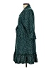 Unbranded 100% Polyester Polka Dots Teal Casual Dress Size L - photo 5