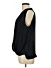 A.L.C. 100% Silk Black Sleeveless Silk Top Size L - photo 5
