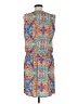 Laundry by Design 100% Polyester Paisley Blue Casual Dress Size 8 - photo 2