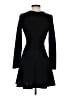 Shein Solid Black Casual Dress Size XS - photo 2