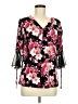Diana Belle Black 3/4 Sleeve Blouse Size M - photo 1