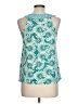 Xhilaration 100% Polyester Teal Sleeveless Blouse Size L - photo 2