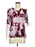 Diana Belle Purple 3/4 Sleeve Blouse Size M - photo 1