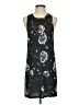 BCBGeneration Graphic Black Casual Dress Size S - photo 1