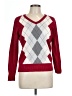 St. John's Bay 100% Cotton Argyle Red Pullover Sweater Size L - photo 1
