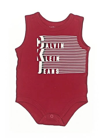 CALVIN KLEIN JEANS Short Sleeve Onesie (view 1)