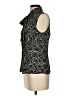 Tahari by ASL 100% Polyester Black Sleeveless Blouse Size S - photo 5
