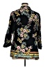Roz & Ali Floral Black Jacket Size XL - photo 2