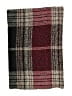 Unbranded 100% Polyester Tweed Burgundy Red Scarf One size - photo 2