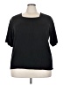 Deane and White Black Short Sleeve Top Size 3X - photo 1