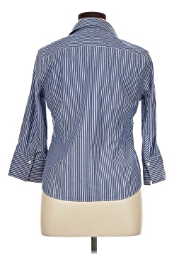 Talbots 3/4 Sleeve Button-Down Shirt (view 2)