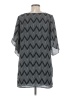 Ali & Jay 100% Polyester Chevron-herringbone Gray Casual Dress Size M - photo 2