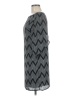 Ali & Jay 100% Polyester Chevron-herringbone Gray Casual Dress Size M - photo 5