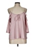 Roommates Pink 3/4 Sleeve Blouse Size L - photo 1