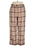 Shein 100% Cotton Plaid Brown Casual Pants Size XXL - photo 1