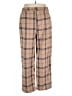 Shein 100% Cotton Plaid Brown Casual Pants Size XXL - photo 2
