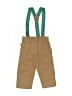 Unbranded 100% Cotton Brown Snow Pants With Bib Size 0-3 mo - photo 2