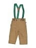 Unbranded 100% Cotton Brown Snow Pants With Bib Size 0-3 mo - photo 1
