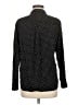 Uniqlo 100% Rayon Polka Dots Black Long Sleeve Button-Down Shirt Size M - photo 2