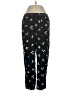 Hei Hei 100% Rayon Stars Black Casual Pants Size S - photo 1