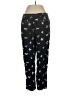 Hei Hei 100% Rayon Stars Black Casual Pants Size S - photo 2