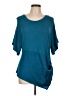 Soho Teal Short Sleeve Top Size L - photo 1