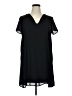 Soprano 100% Polyester Solid Black Casual Dress Size XL - photo 1
