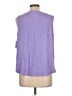 NY&C 100% Polyester Purple Sleeveless Blouse Size L - photo 2