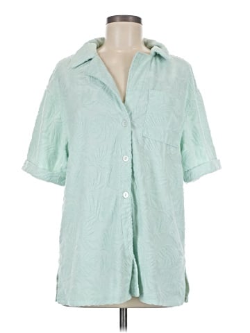 7 For All Mankind Short Sleeve Blouse (view 1)