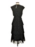 WD.NY 100% Polyester Polka Dots Black Cocktail Dress Size S - photo 2